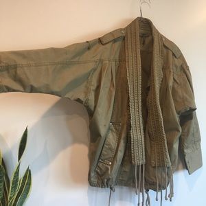 SZ 10 Army Surplus Dolman Jacket w/ Shawl Collar